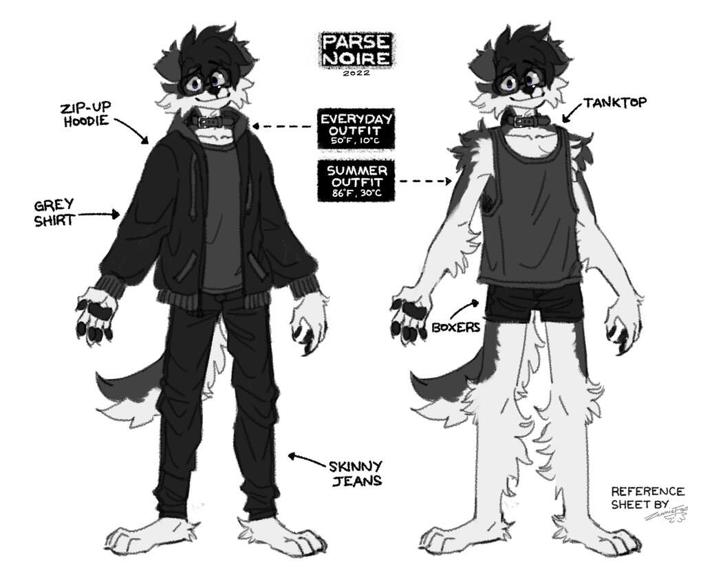 2022 Ref Sheet (Clothes) by Zennie